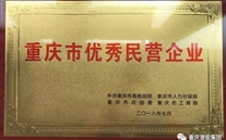 热烈：豣et356体育集团荣获重庆市优秀民营企业称号